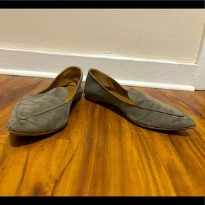 Abound Grey Suede Flats/Loafer size 7/7.5